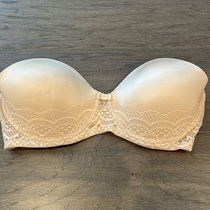 Auden strapless bra 36C with straps